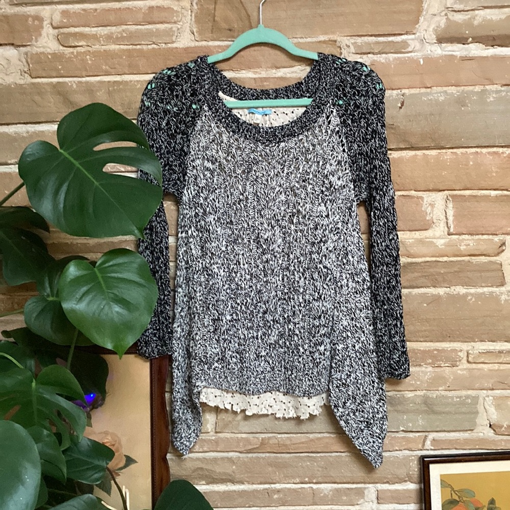 Open Knit Sweater